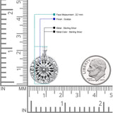 Zodiac Chart Pendant Necklace