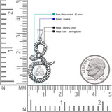  Snake & Triquetra Pendant Necklace