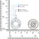  Roman Numerals Pendant Necklace