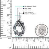  Snake Pendant Necklace