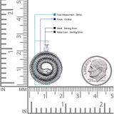  Snake Pendant Necklace