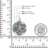  Twisted Snake Pendant Necklace