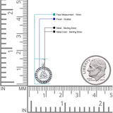  Valknut Pendant Necklace