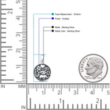  Lucky Symbols Pendant Necklace