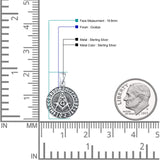 Masonic Pendant Necklace
