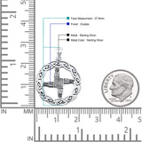  Brigid's Cross Pendant Necklace