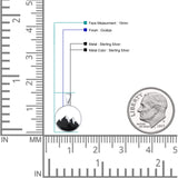  Mountain Silhoutte Pendant Necklace