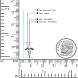  Caduceus Pendant Necklace