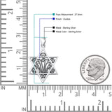  Star Of David Pendant Necklace