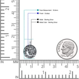  Moon, Star & Cloud Pendant Necklace