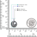  Sun, Star & Cloud Pendant Necklace