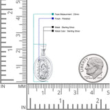  Virgin Mary Pendant Necklace