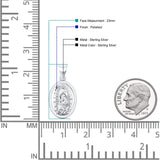  Virgin Mary Pendant Necklace