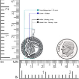  Wolf Viking Pendant Necklace