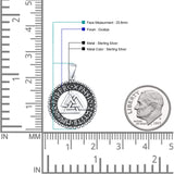  Triquetra Runes Pendant Necklace