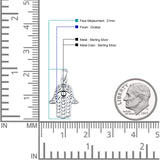  Hand Of Hamsa Pendant Necklace