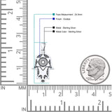 Star Hand Of Hamsa Pendant Necklace