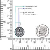 Masonic Freemason Pendant Necklace