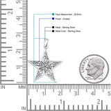  Celtic Style Star Pendant Necklace