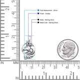  Unicorn Pendant Necklace