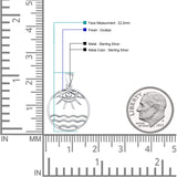  Evil Eye, Sun & Water Pendant Necklace