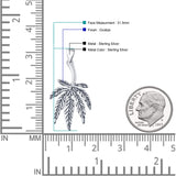  Marijuana Pendant Necklace