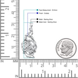  Valknut & Wolf Pendant Necklace