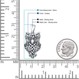 Owl Charm Pendant Necklace