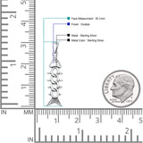 Fish Skeleton Pendant Necklace