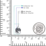 Anchor & Snake Pendant Necklace