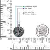 Saint Christopher Pendant Necklace