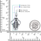  Virgin Mary Pendant Necklace