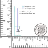  Ballet Dancer Pendant Necklace