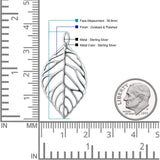  Leaf Pendant Necklace