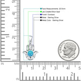  Hand Of Hamsa Pendant 