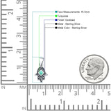  Hand Of Hamsa Pendant 