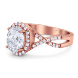 Art Deco Oval Natural Stone Twisted Ring