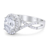 Art Deco Oval Natural Stone Twisted Ring