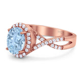 Art Deco Oval Natural Stone Twisted Ring