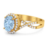 Art Deco Oval Natural Stone Twisted Ring