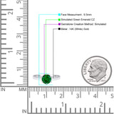 Round Solitaire Gold Ring