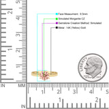 Round Solitaire Gold Ring