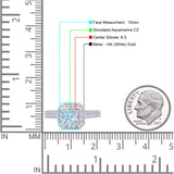 Princess Cut Halo Art Deco Gold Ring