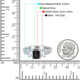 Three Stone Emerald Cut Gold Ring