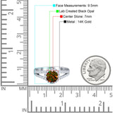Round CZ Halo Split Shank Gold Ring