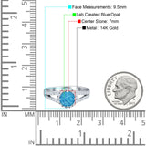 Three Stone Round CZ Gold Ring