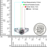 Round Halo Split Shank Gold Ring
