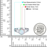 Round CZ Halo Split Shank Gold Ring
