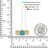 Round Two Piece Gold Ring