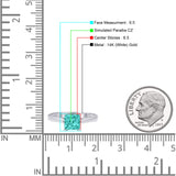 Princess Cut Solitaire Gold Ring